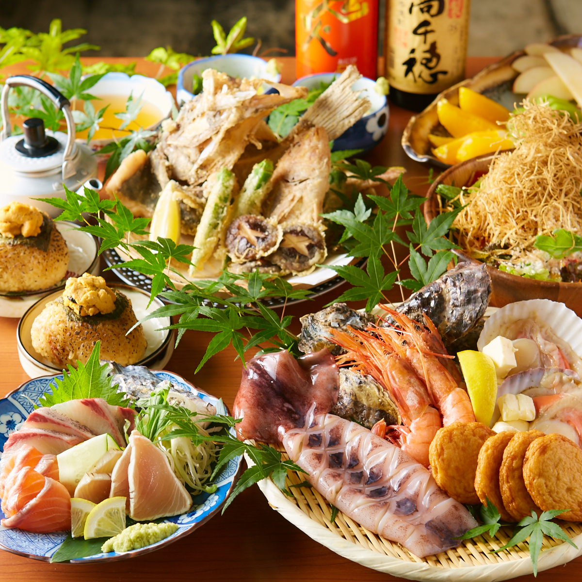 海鮮食材を満喫できるコースで宴会をお楽しみください ｜博多磯っこ商店